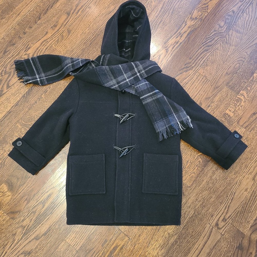 Rothschild Toggle Coat Size 4 with scarf